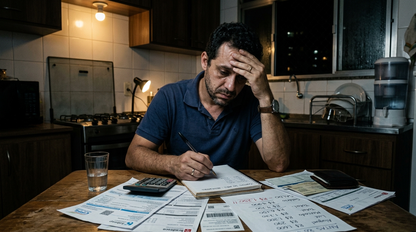 Dinheiro, Pressão e Silêncio: O Peso Financeiro na Saúde Mental Masculina
